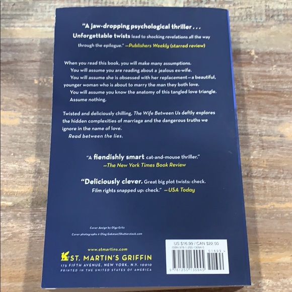 The Wife Between Us Book - Picture 2 of 5